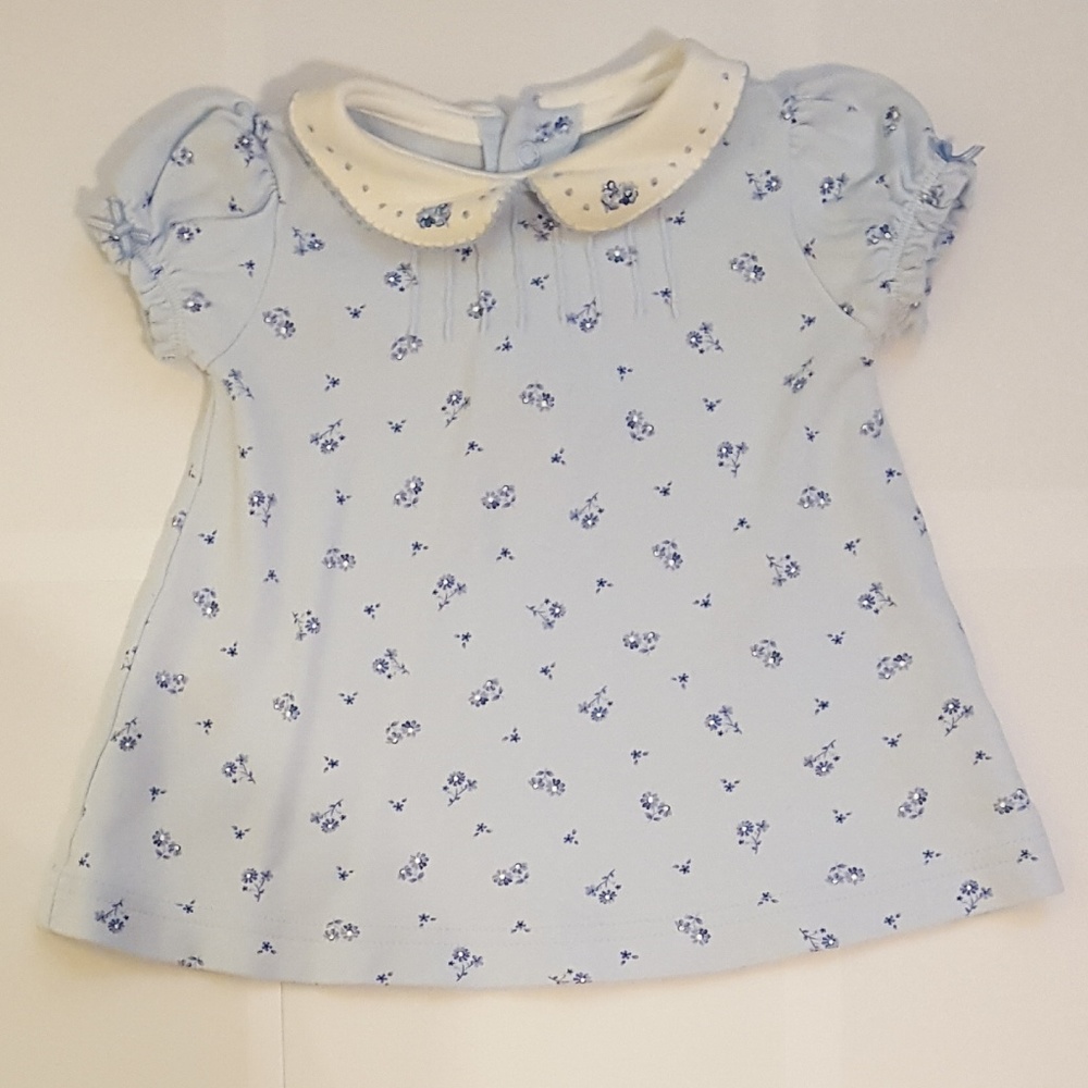Carter's 6 months Blue Floral Dress
